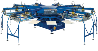 Deer Park screen printing on a multi-color press for durable bulk tees; screen printing friendswood for schools and events