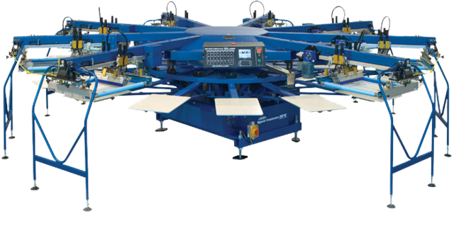 La Porte screen printing on a multi-color press for durable bulk tees; screen printing friendswood for schools and events