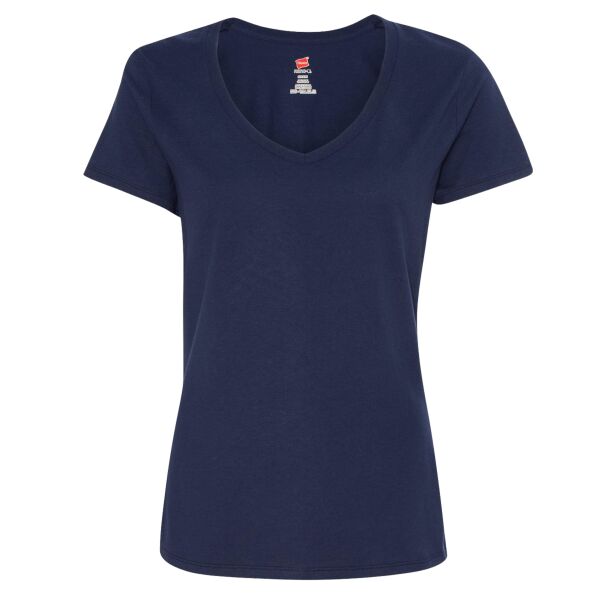 Hanes Perfect-T Women’s Cotton V-Neck T-Shirt Thumbnail