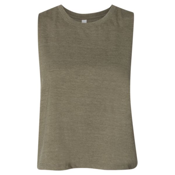 Bella Canvas Women's Racerback Cropped Tank Thumbnail