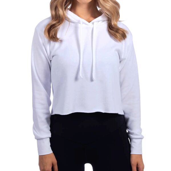 Next Level Ladies' Cropped Pullover Hooded Sweatshirt Thumbnail