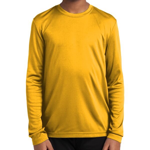 Sport Tek Youth Long Sleeve PosiCharge ® Competitor™ Tee Thumbnail