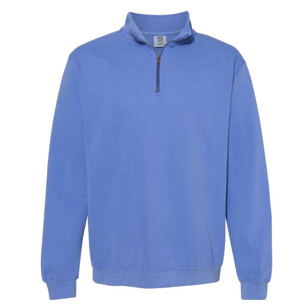 Garment-Dyed Quarter Zip Sweatshirt Thumbnail