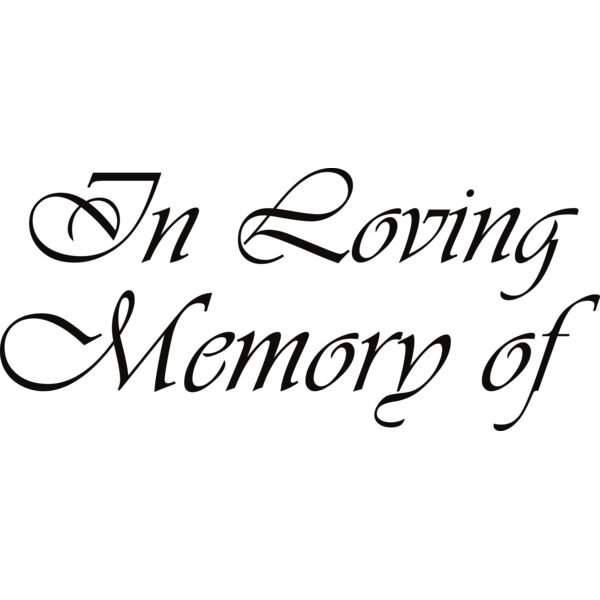 In Loving Memory Of Thumbnail