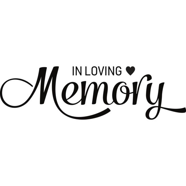 in loving memory heart Thumbnail