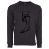 Next Level Apparel Unisex Raglan Sweatshirt Thumbnail