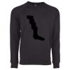Next Level Apparel Unisex Raglan Sweatshirt Thumbnail