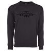 Next Level Apparel Unisex Raglan Sweatshirt Thumbnail
