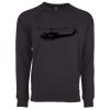 Next Level Apparel Unisex Raglan Sweatshirt Thumbnail