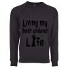 Next Level Apparel Unisex Raglan Sweatshirt Thumbnail