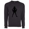 Next Level Apparel Unisex Raglan Sweatshirt Thumbnail