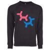 Next Level Apparel Unisex Raglan Sweatshirt Thumbnail