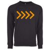 Next Level Apparel Unisex Raglan Sweatshirt Thumbnail